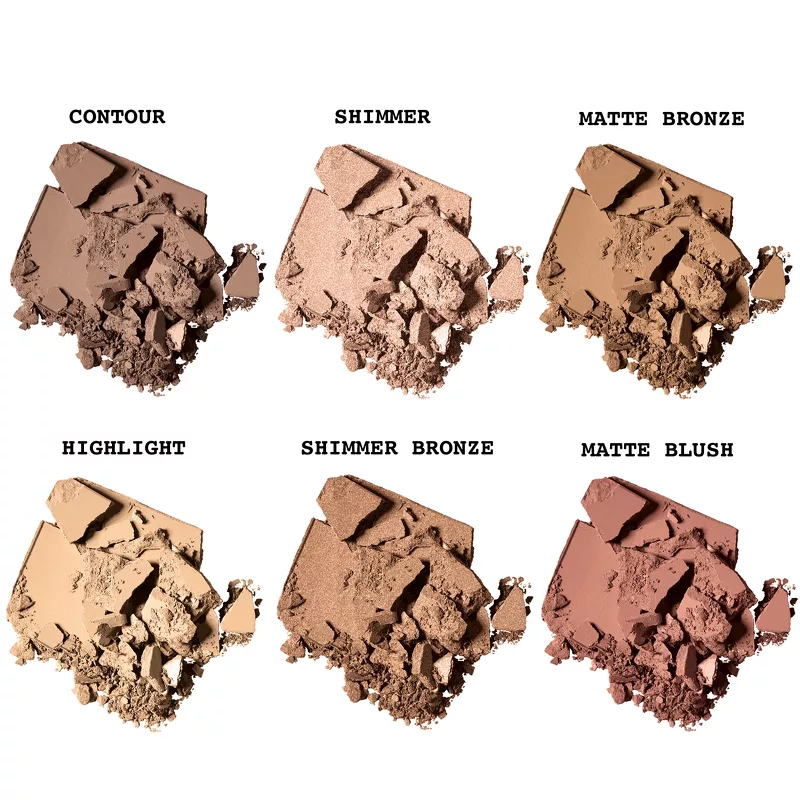 Smashbox Cali Contour & Highlighter Face Palette 20,56 gr. - Light/Medium