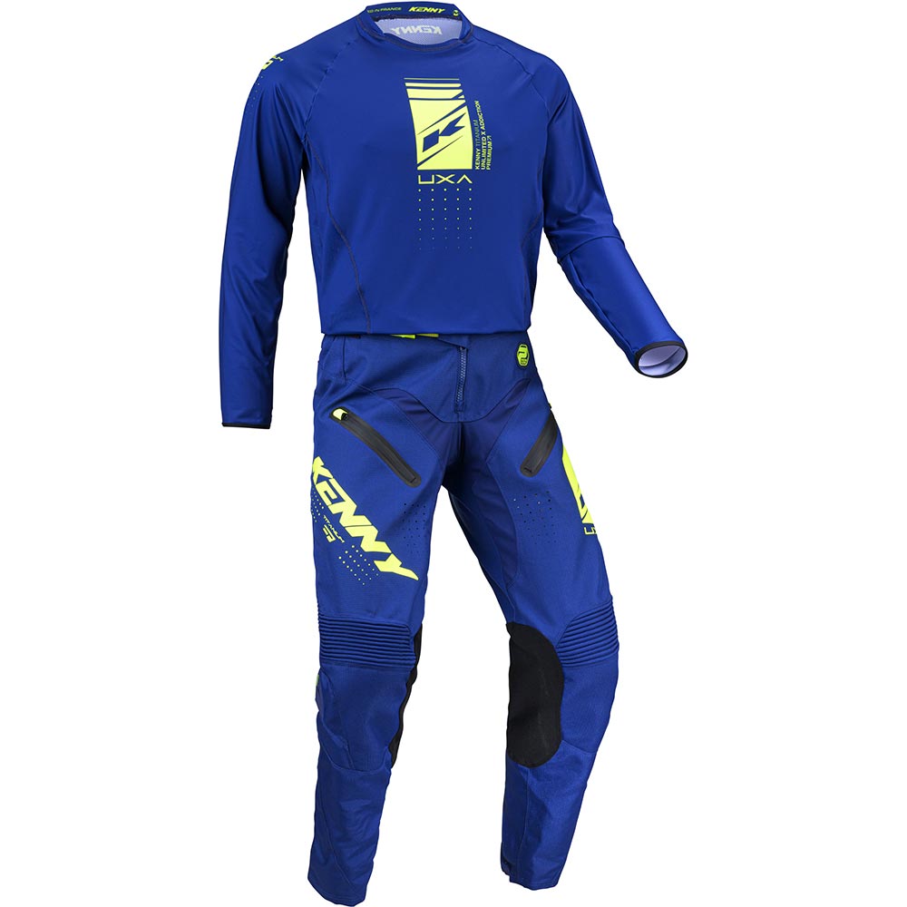 Kenny - Maillot Titanium Solid Navy / Jaune