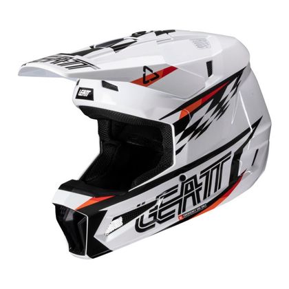 Casque cross Leatt 3.5 avec masque 3.5 2025 - Blanc
