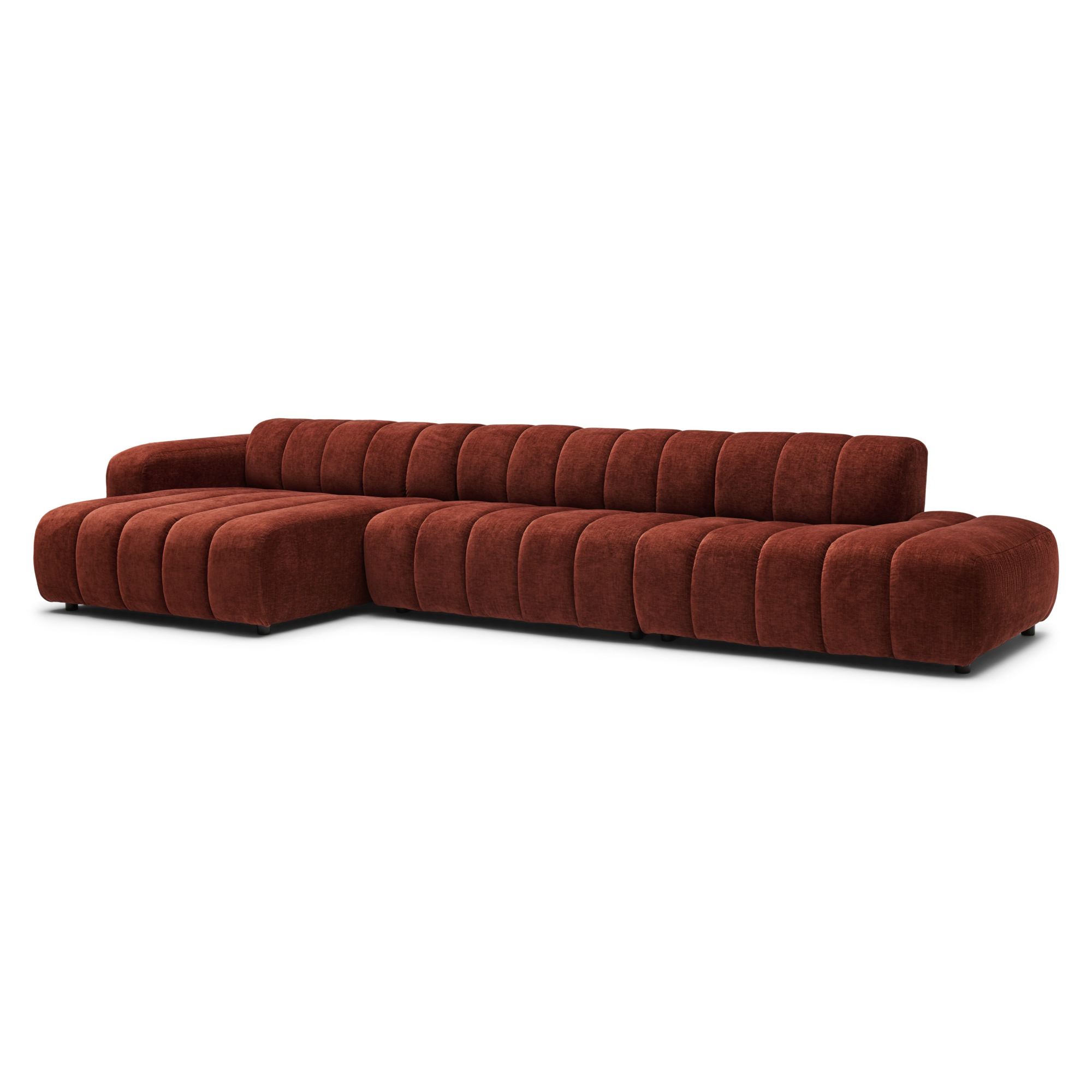 Hoekbank Dolce XL home burgundy links