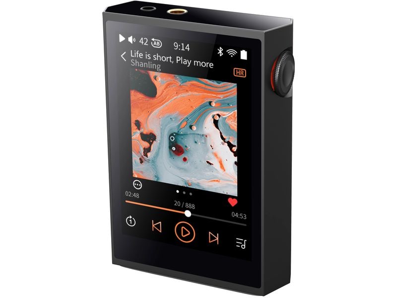 Shanling HiRes-Player M1 Plus Schwarz Portabler Musik-Player mit integriertem Tidal Streaming-Dienst