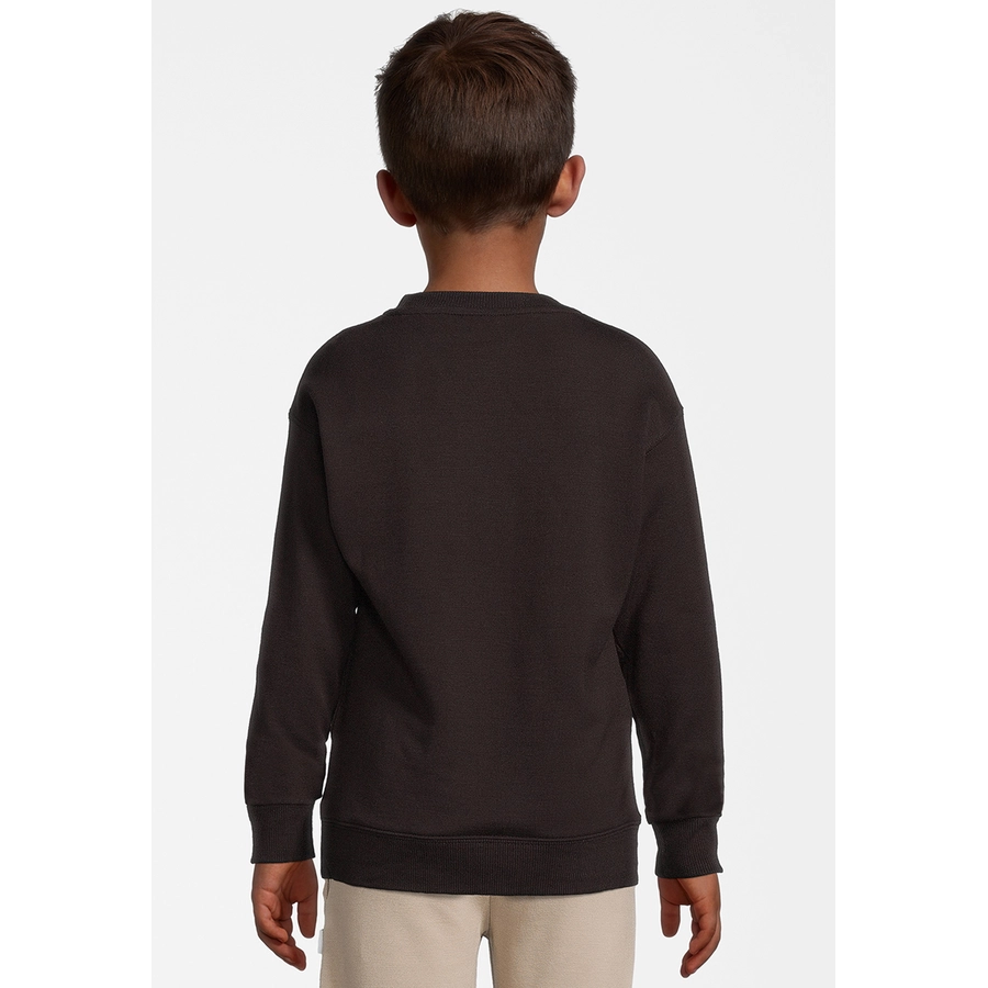 New Life Sweatshirt Crew Neck Pullover Schwarz