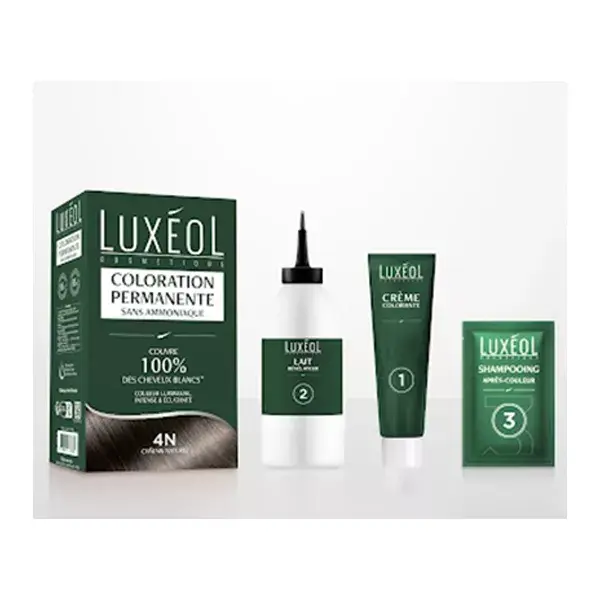 Luxéol Coloração para Cabelo 4N - Castanho Natural