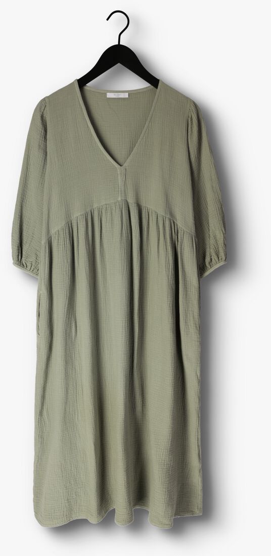 BY-BAR olijf by-bar midi jurk katy doppia dress