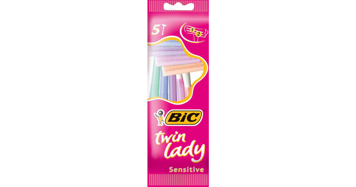 BIC Twinlady Sensitive Rasierer 5er-Packung