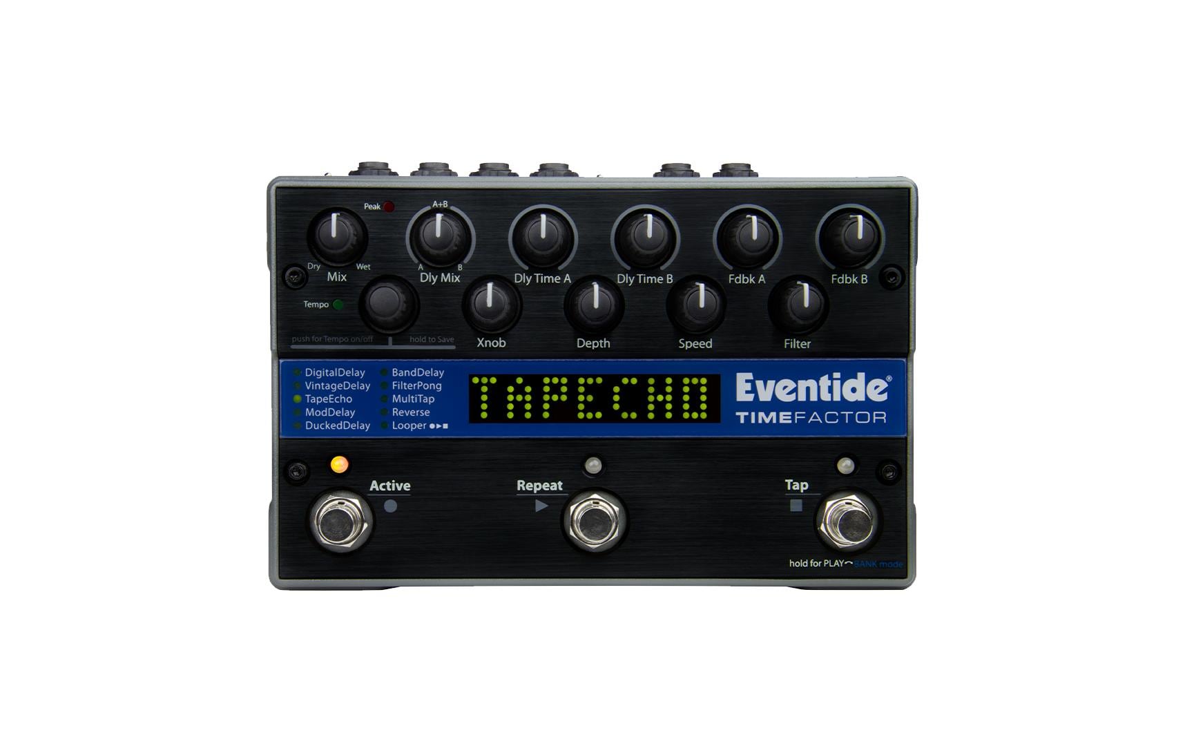 Pedal Timefactor<br>Twin Delay & Looper – Professioneller Stereo-Dual-Delay mit 10 Algorithmen, 12‑Sekunden‑Looper, MIDI/USB-Steuerung, Expression-Pedal-Support