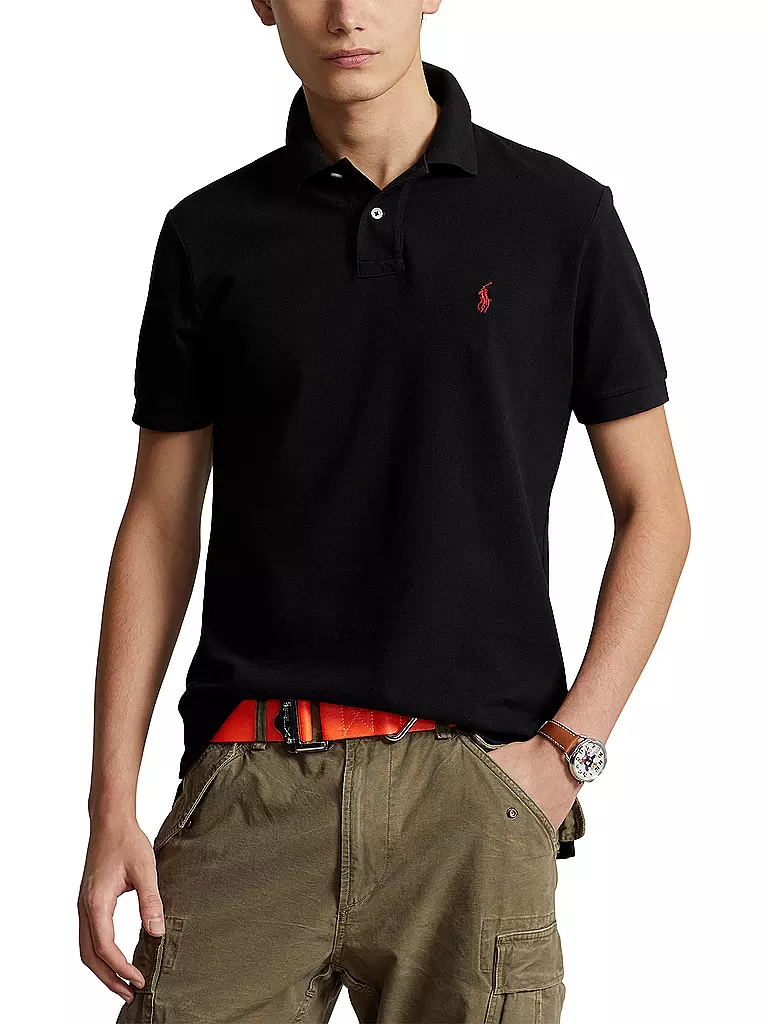 POLO RALPH LAUREN Poloshirt Slim Fit schwarz