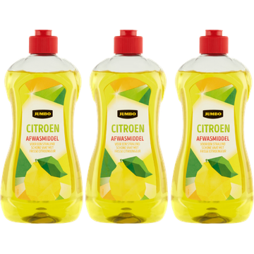 Jumbo Citroen Afwasmiddel 3 x 500ml