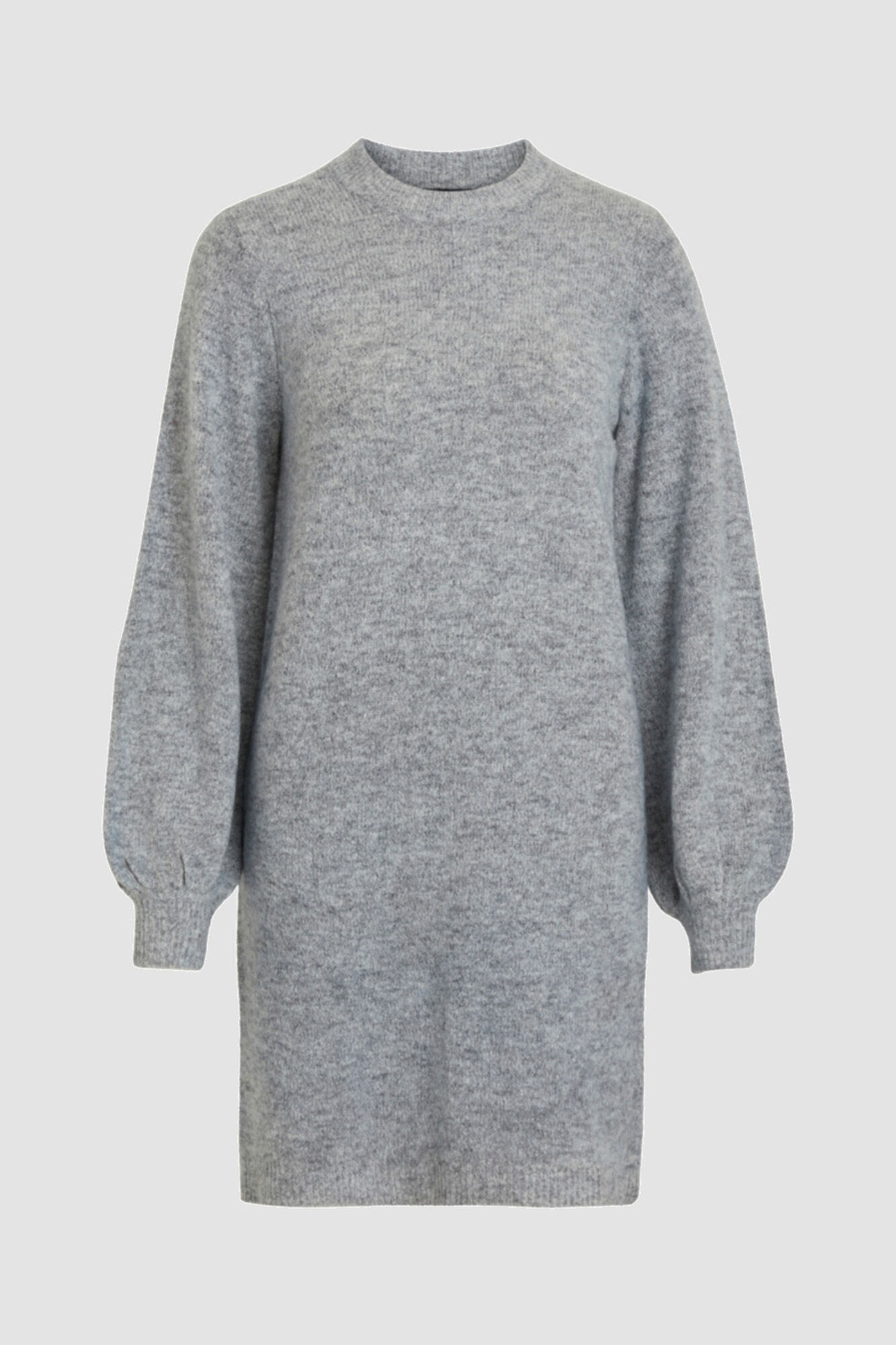 Vestido de malha - Cinza