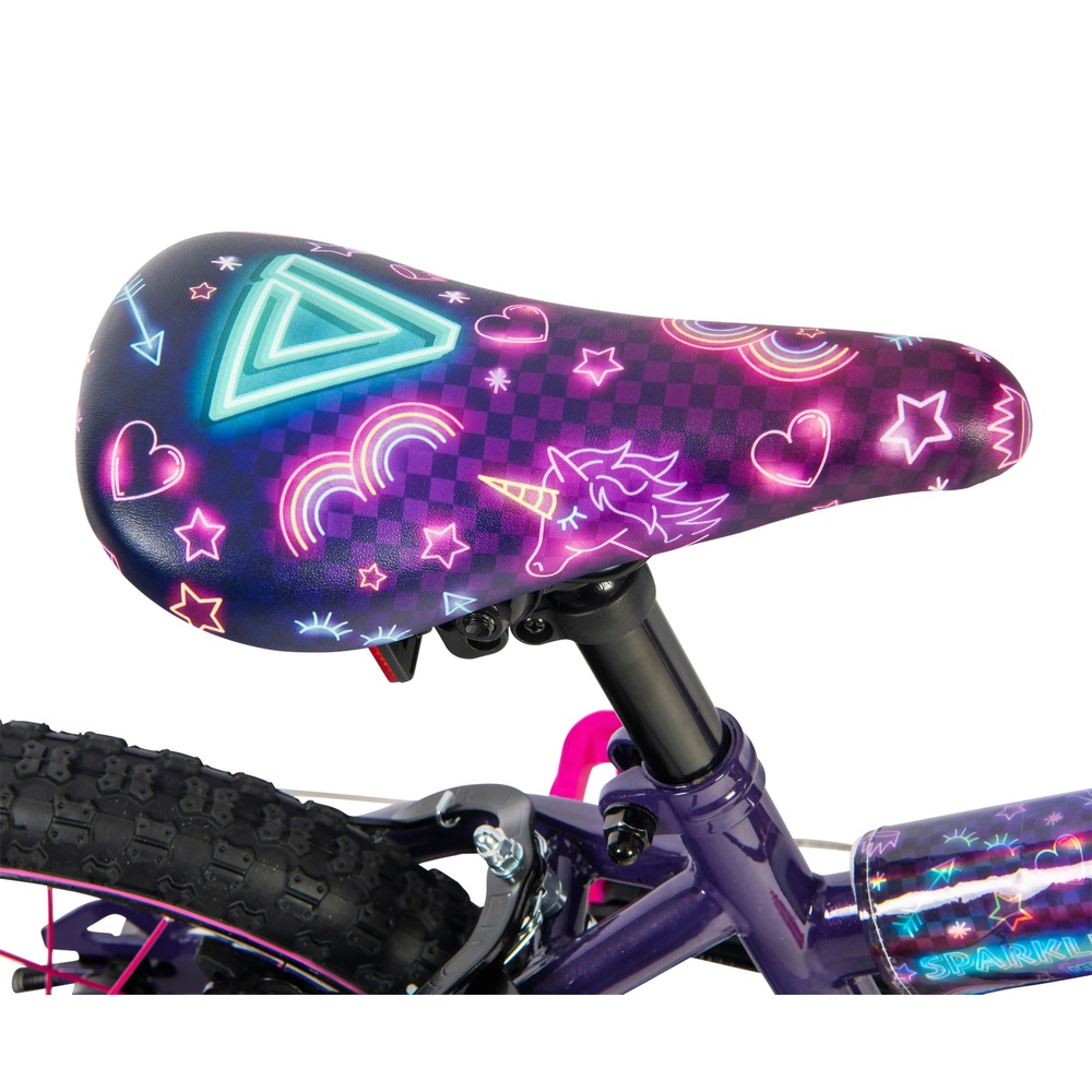 Avoca 16 Zoll Glitzer-Neon-Fahrrad