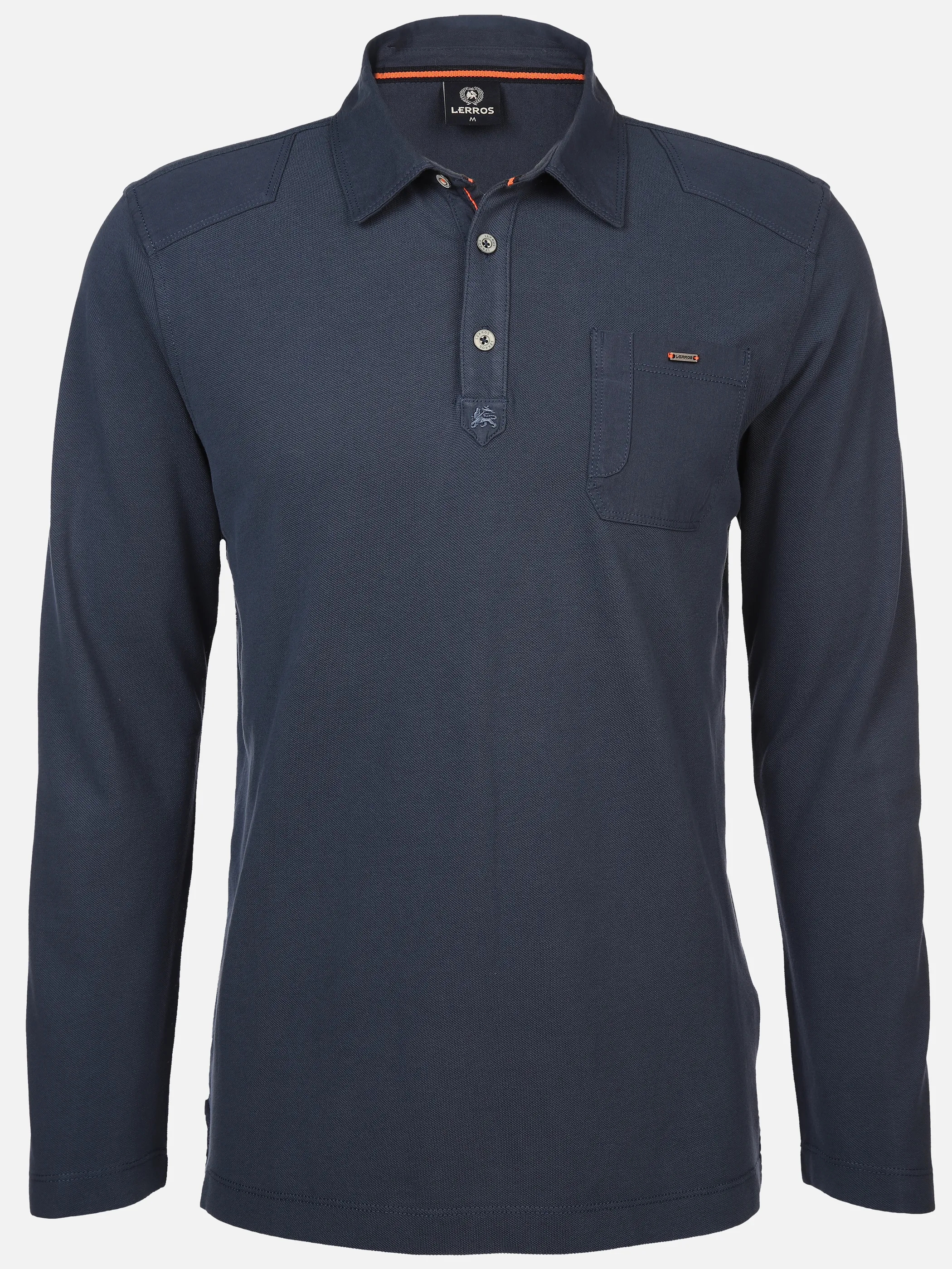 Herren Poloshirt mit langem Arm