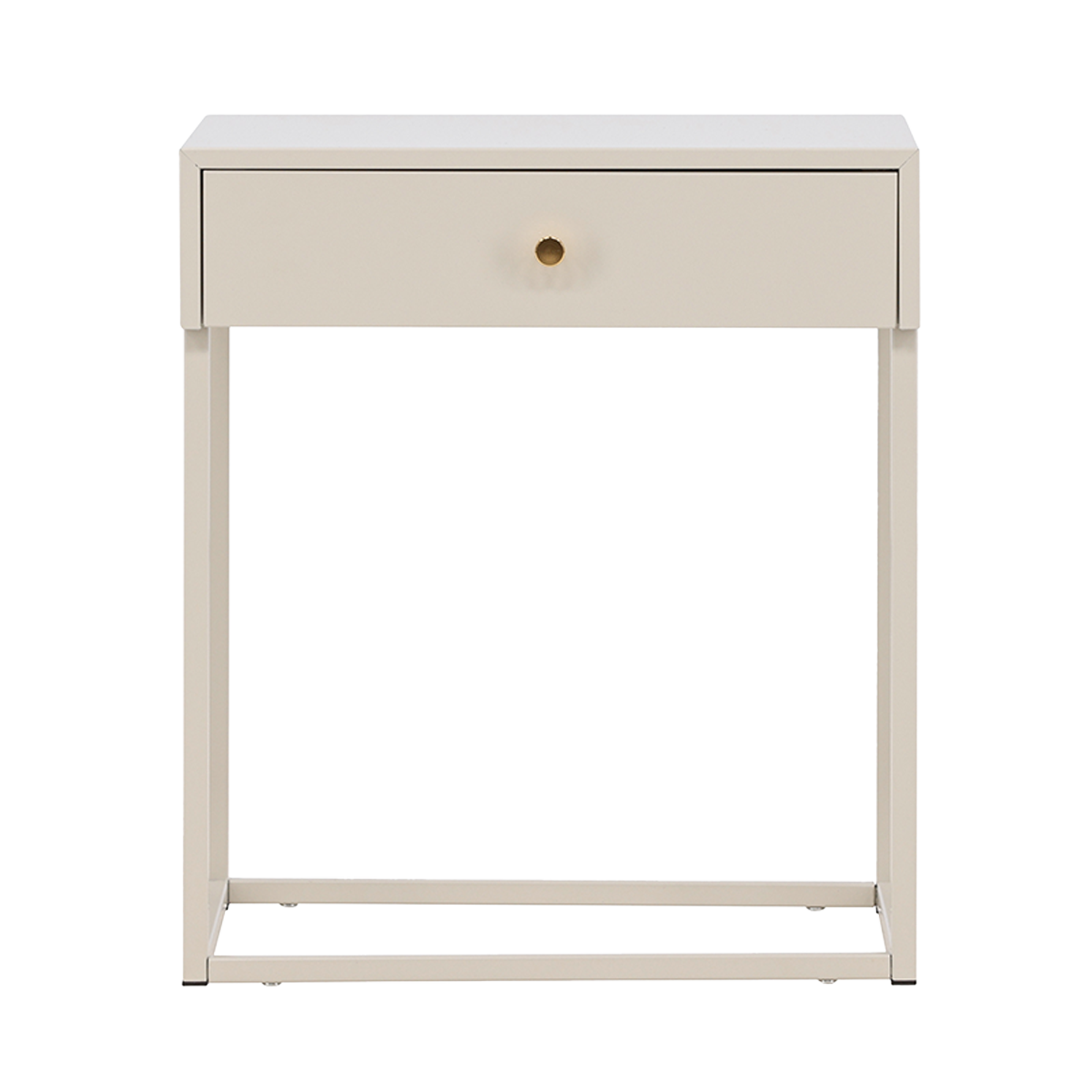 Metalen nachtkastje Lewis Beige
