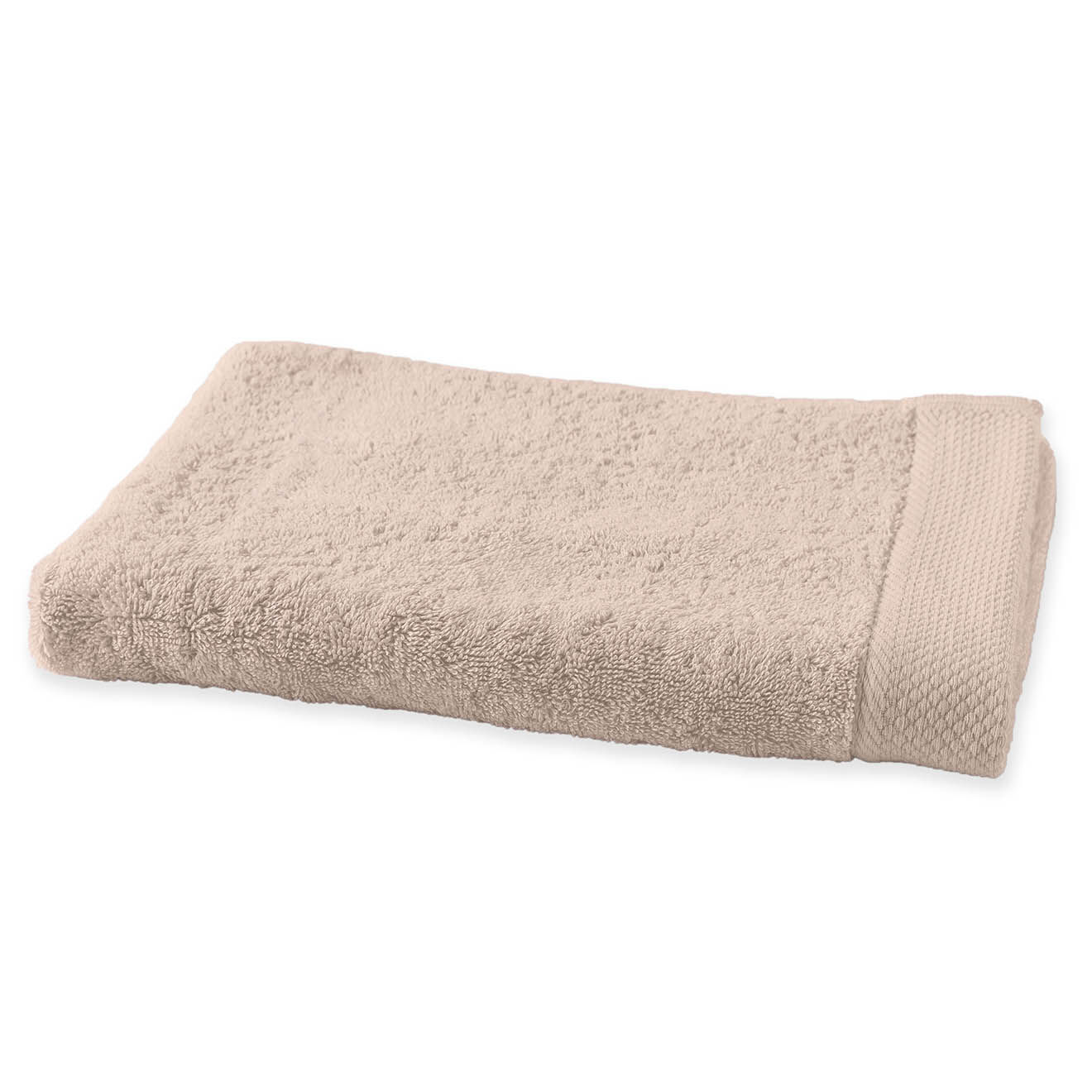 Soft by Perle de Coton Serviette de toilette sable - 50x100 cm