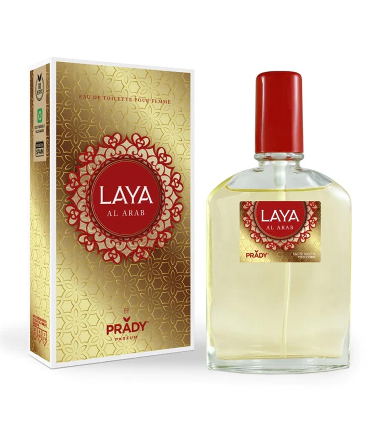 Prady - Eau de toilette para mulheres 90ml - Laya Al Arab
