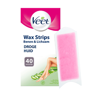 Veet Waxstrips Easy-Gelwax Droge Huid 40ST
