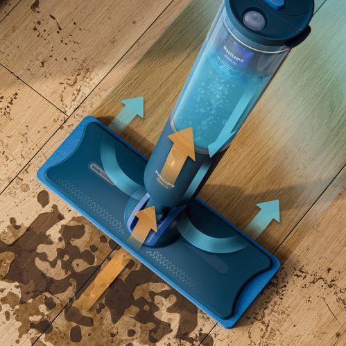 Philips - OneUp Vervangbare Dweildoek - Blauw - Herbruikbaar - Enkele Verpakking
