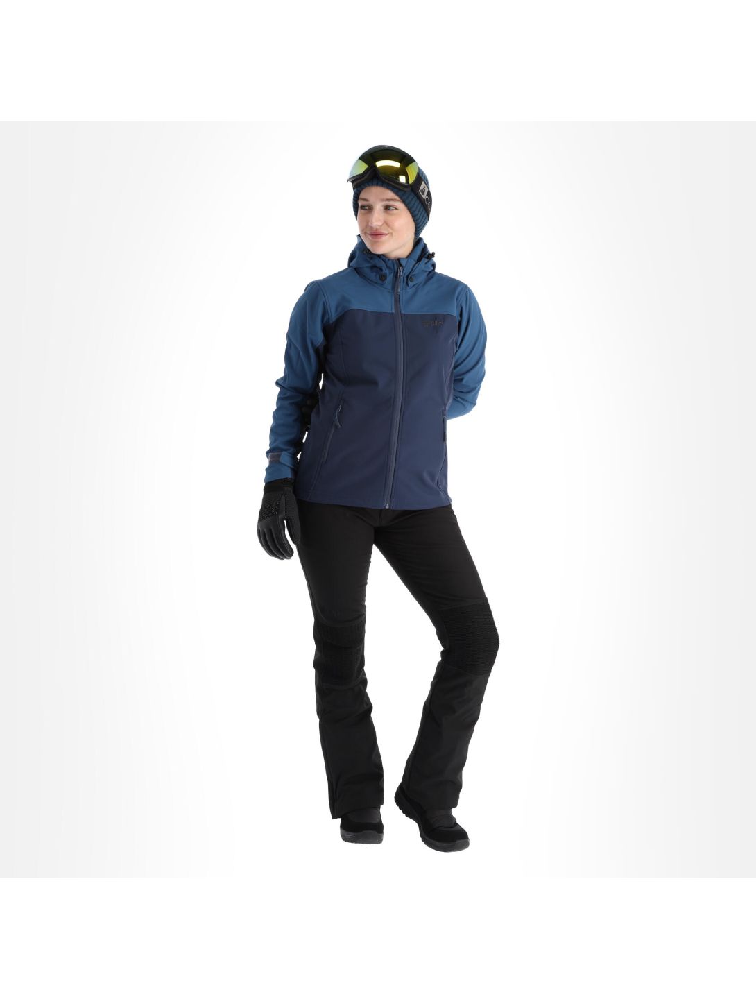Ravia-W softshell ski-jas dames