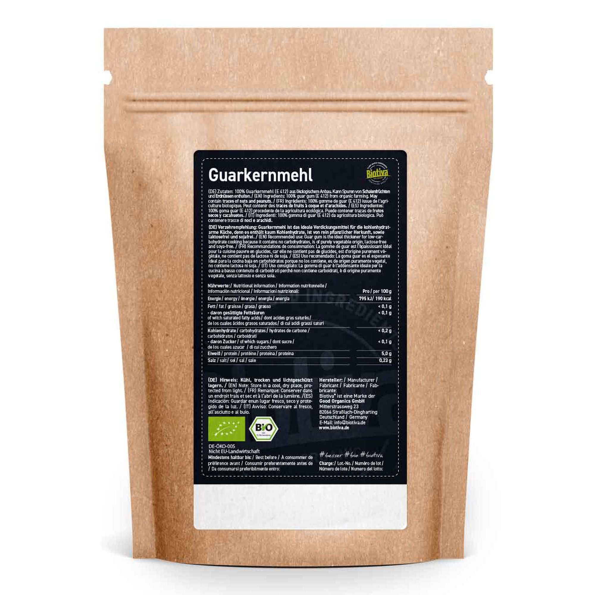 Biotiva Guarkernmehl Bio