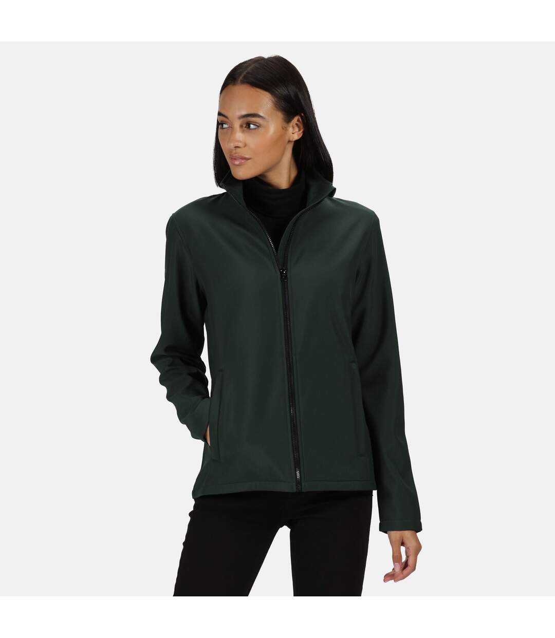 Regatta - Veste softshell ABLAZE - Femme (Vert foncé/noir) - UTRG3561