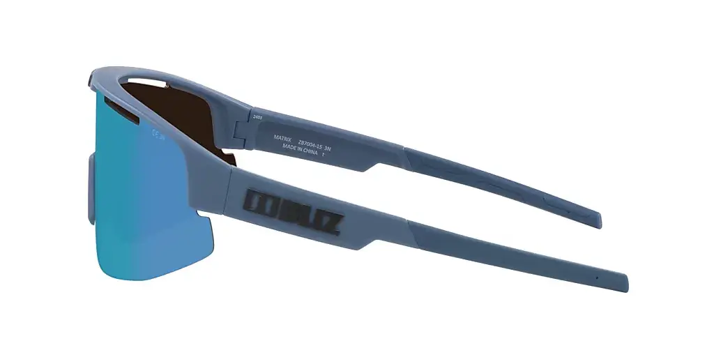 Bliz Matrix Sport Zonnebril Mat Blauw met Blue Lens