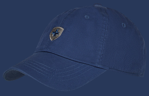 Promotion Baseballcap Baumwolle, Jeansblue/Anthracite/Jeansblue