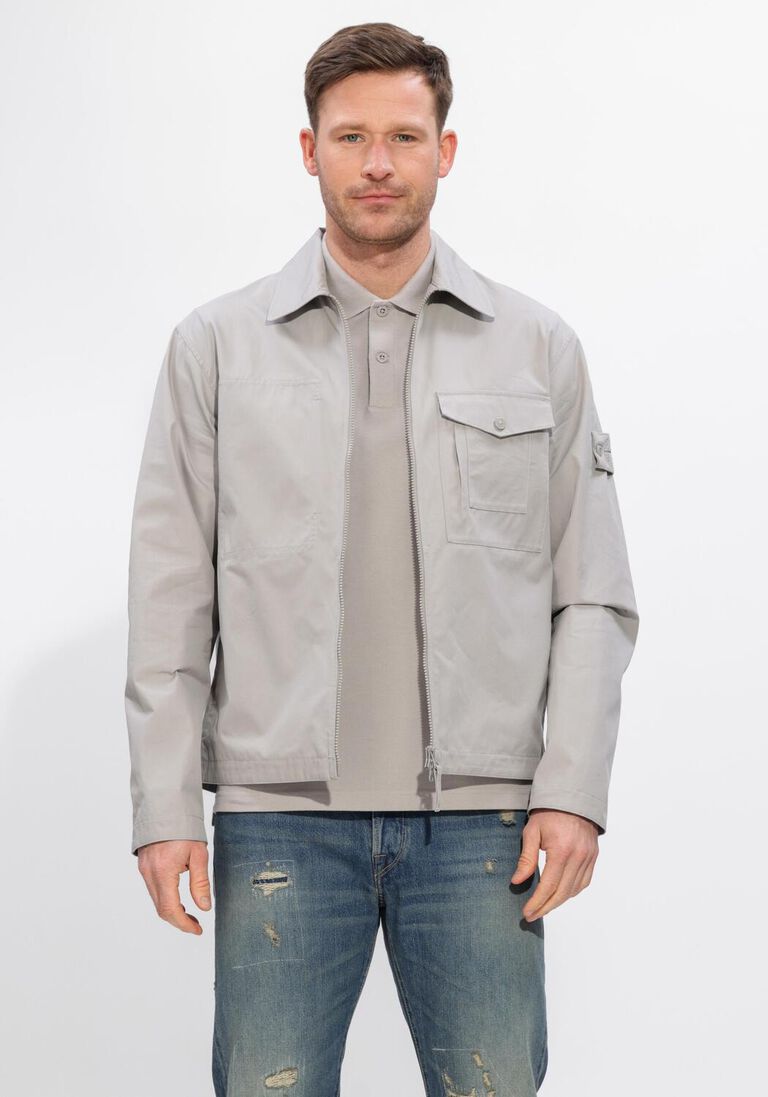 grijze stone island overshirts shirts s0f01