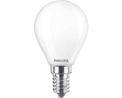 LED-druppellamp, dimbaar, P45, mat, E14/3,4W (40W equivalent), 470 lm, 2200-2700 K, warm wit, warme gloed