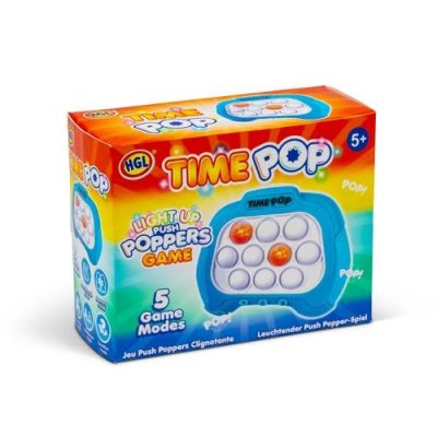 Light Up Push Popper Game- Blue