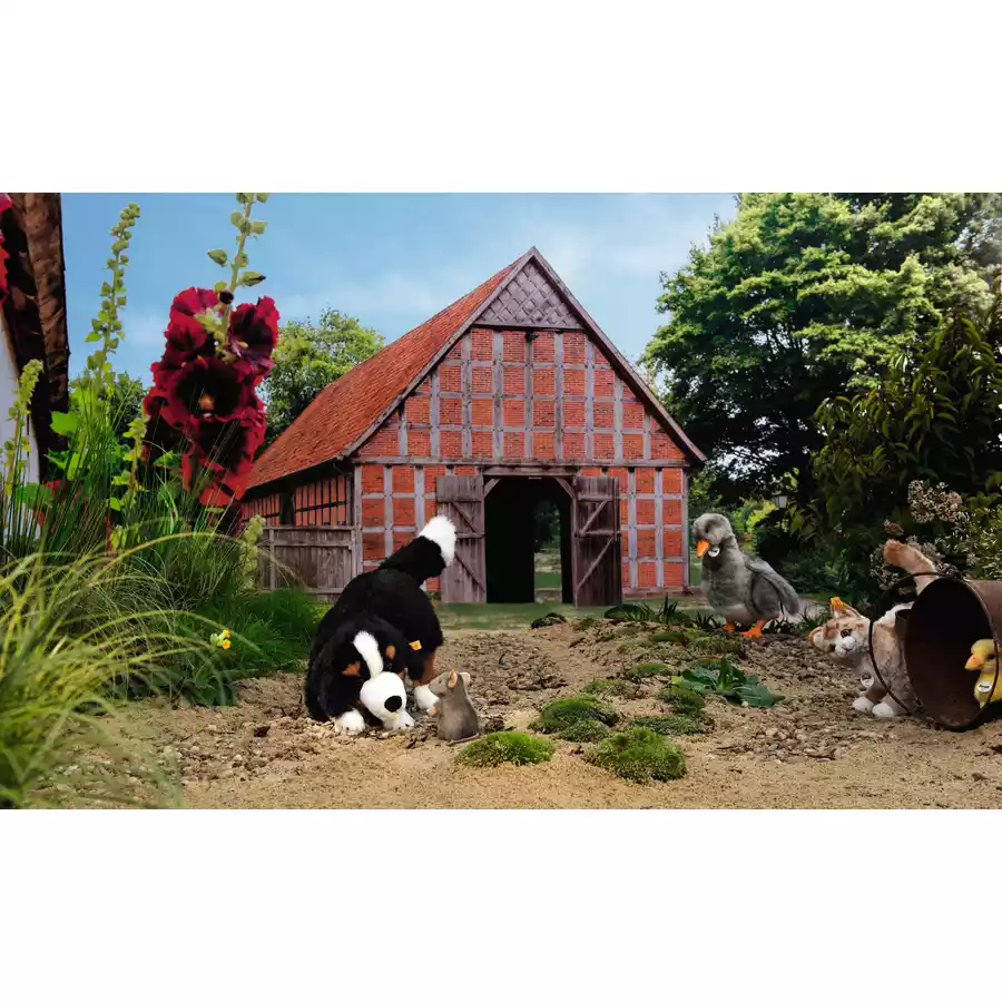 Steiff Mizzy Katze stehend, blond 25 cm
