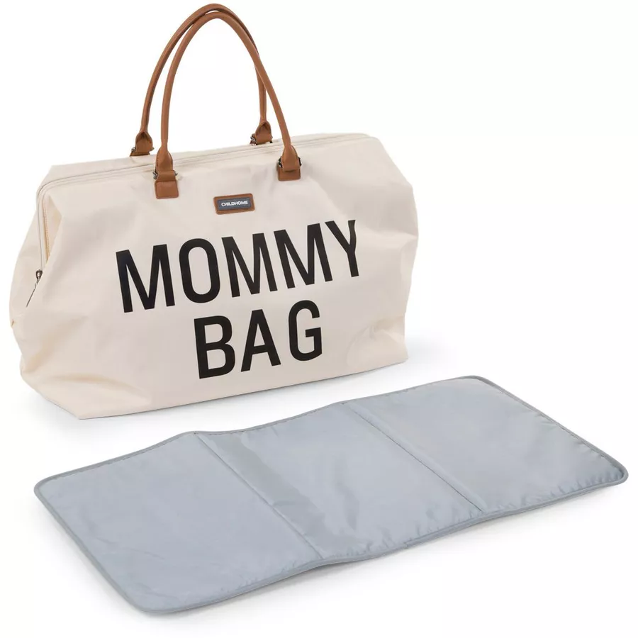 CHILDHOME Mommy Bag Groß Altweiß