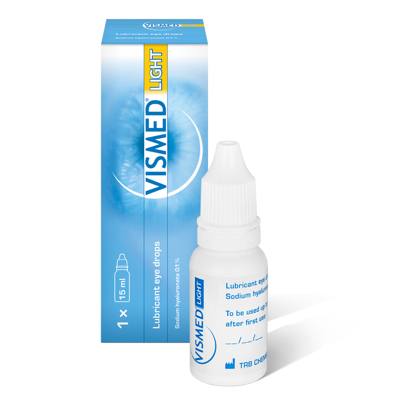 VISMED LIGHT Gtt Opht 1 mg/ml Fl 15 ml
