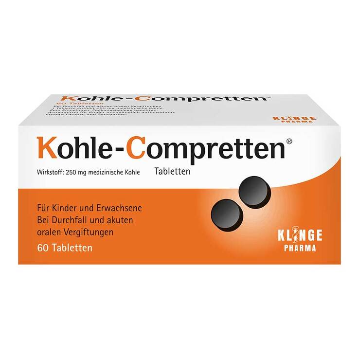 Kohle-Compretten Tabletten, 60 St