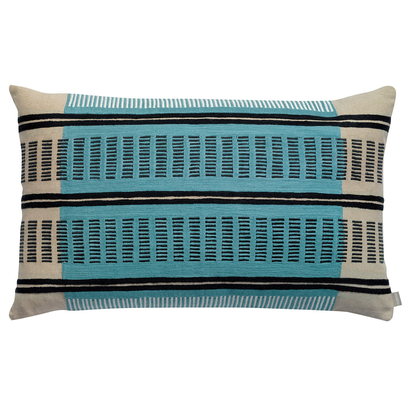 Vivaraise Coussin brodé Eden quartz - 40x65 cm