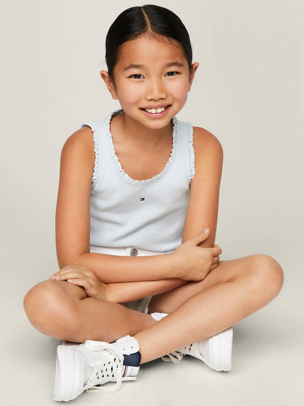 Tommy Hilfiger singlet lichtblauw