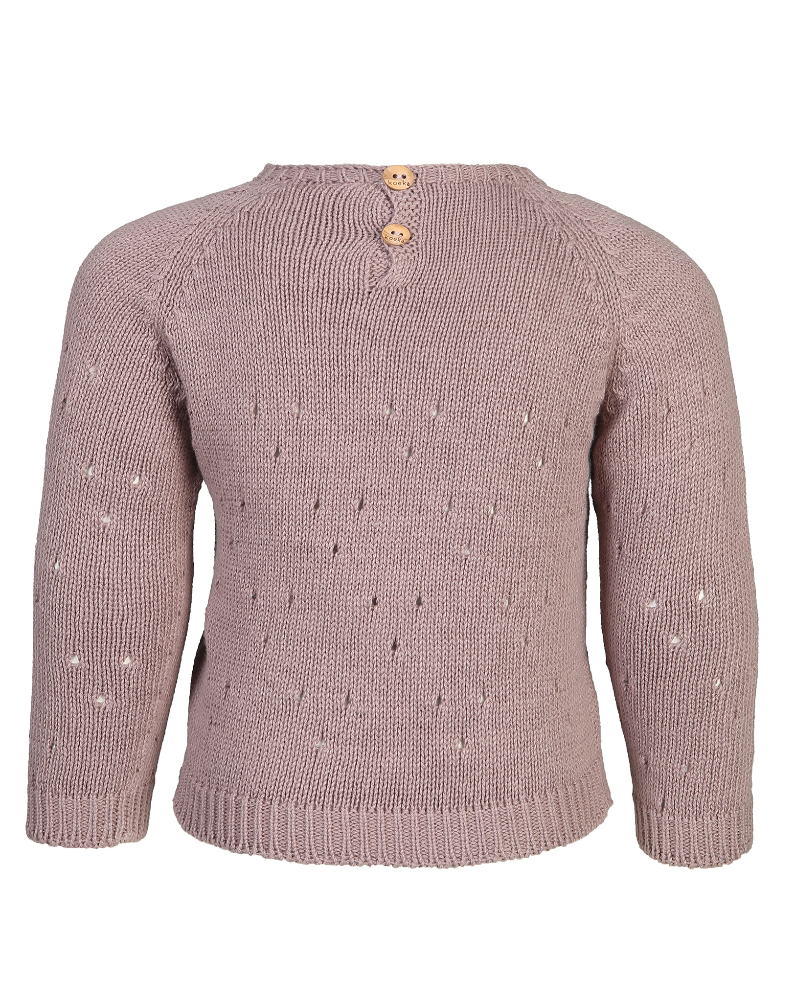 Baby-Strickpullover AJOUR DINAN in mauve