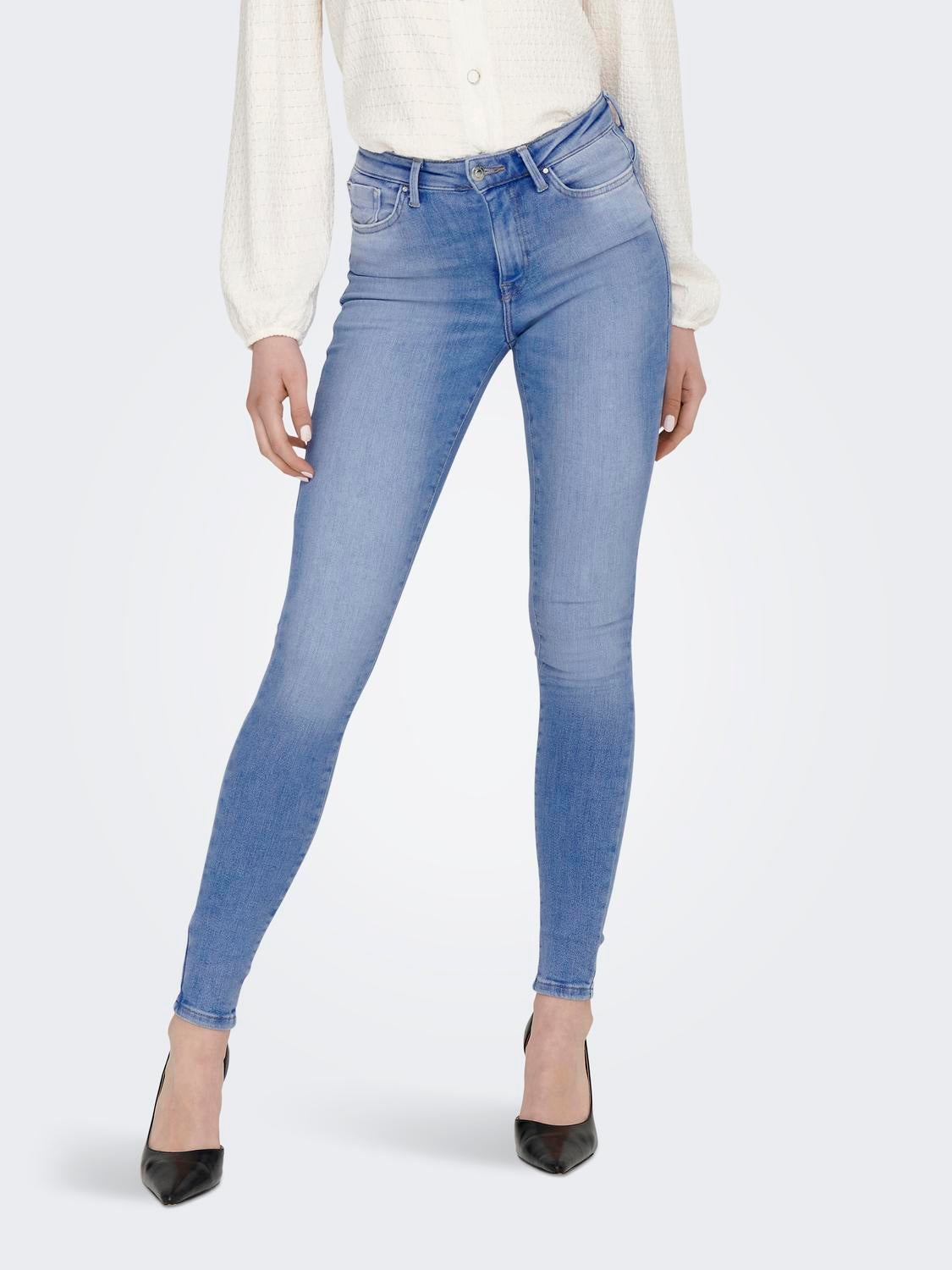 ONLPOWER Mittlere Taille Skinny Fit Jeans Special Bright Blue Denim