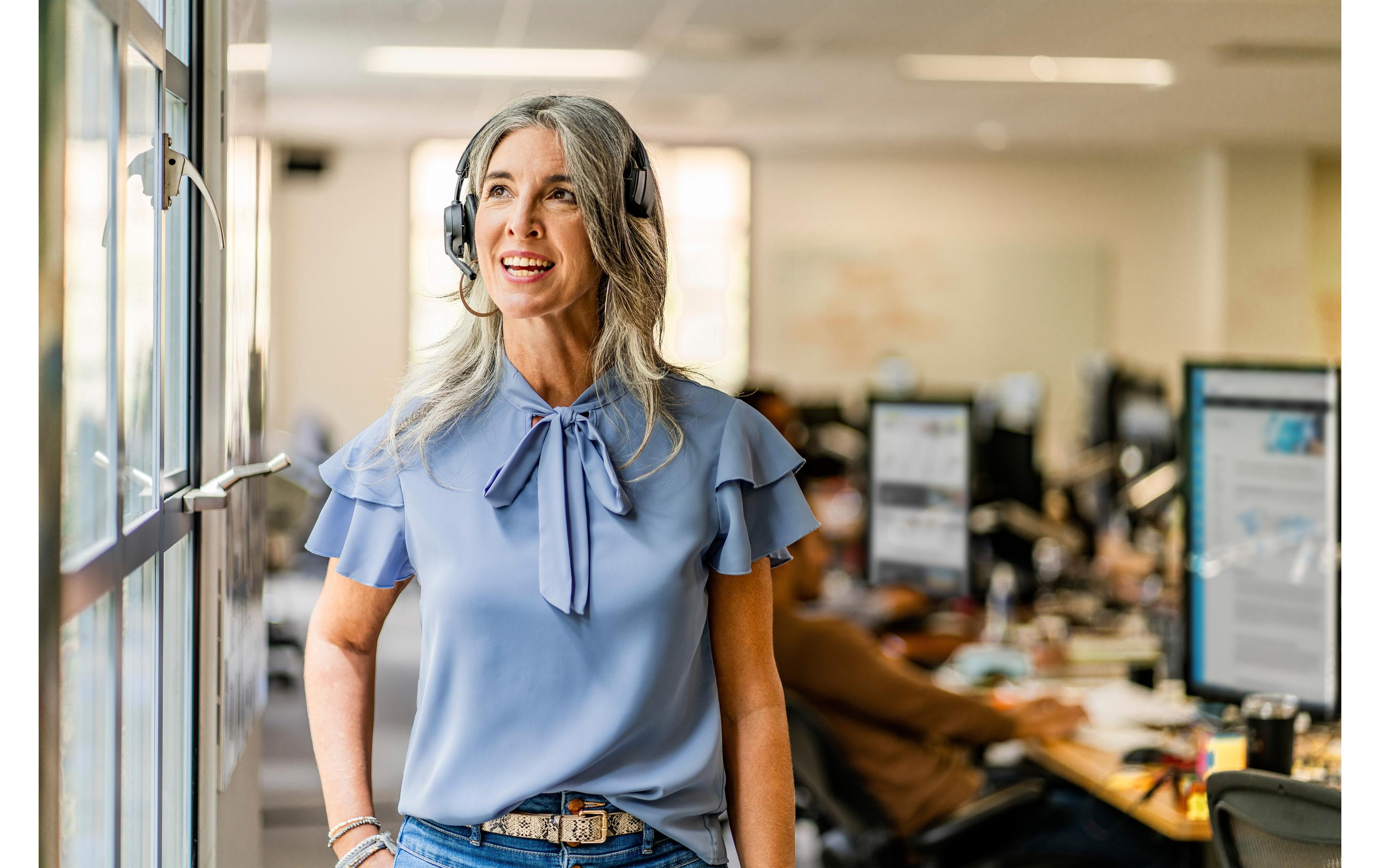 Headset Poly Voyager 4310 UC Mono USB-C, ohne Ladestation<br>Poly Voyager Bluethootbüro-Headsets