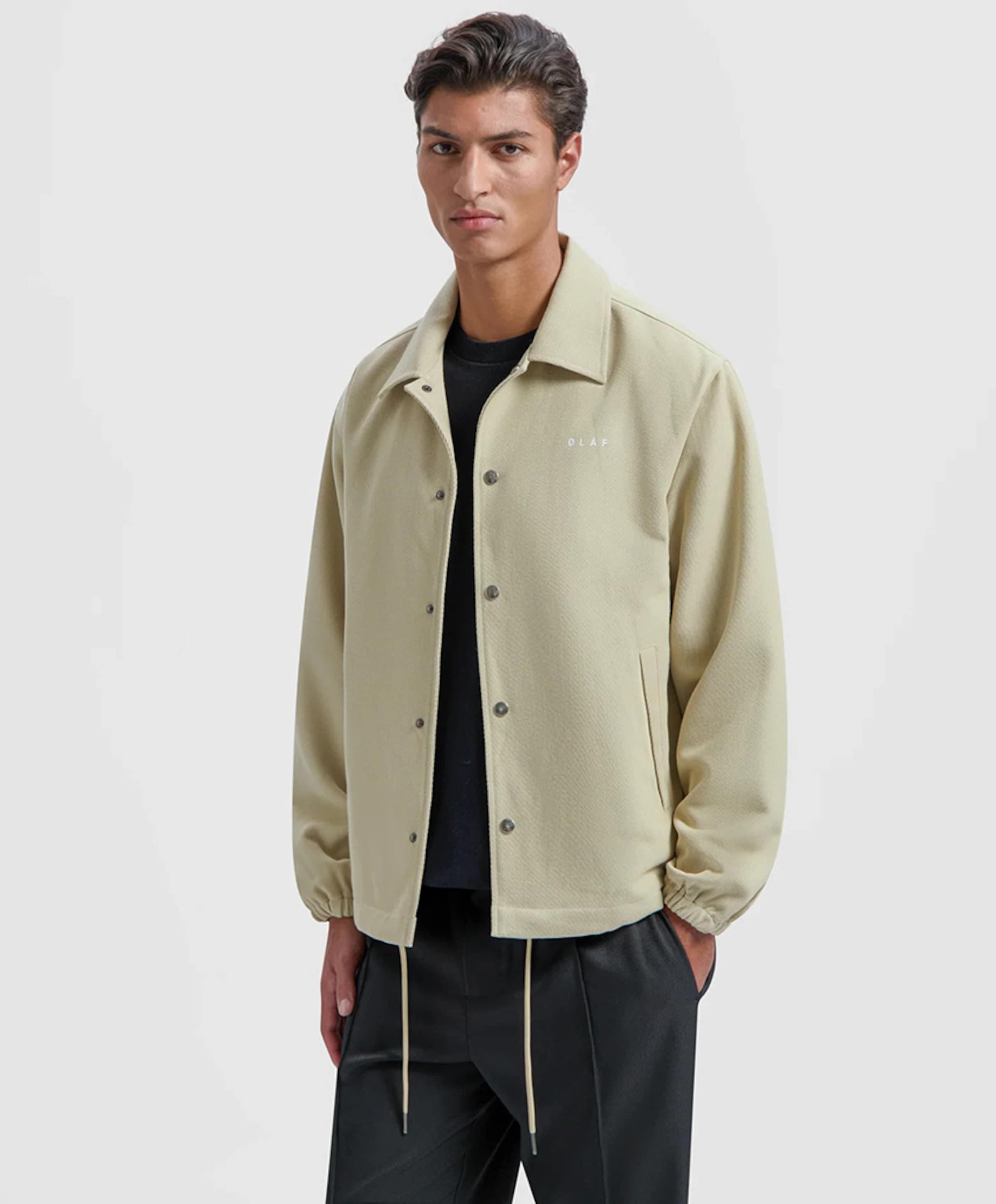 Olaf Heren jas beige