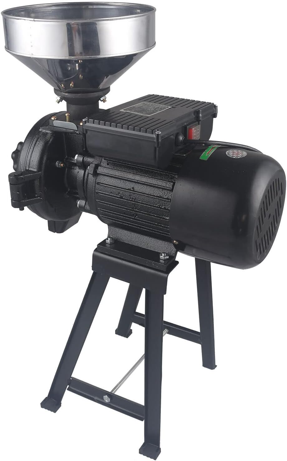 1500 W Elektrisch Getreidemühle, Kornmühle, Elektrischemühle Getreidemühle, Schrotmühle für Getreide, Getreidebrecher, Mühle für Getreide, Maisstängel, Futtermittel