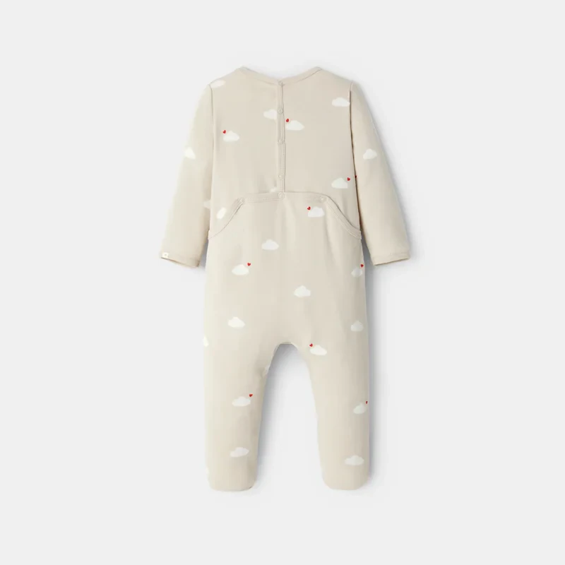 Dors-bien en coton beige bébé mixte Beige