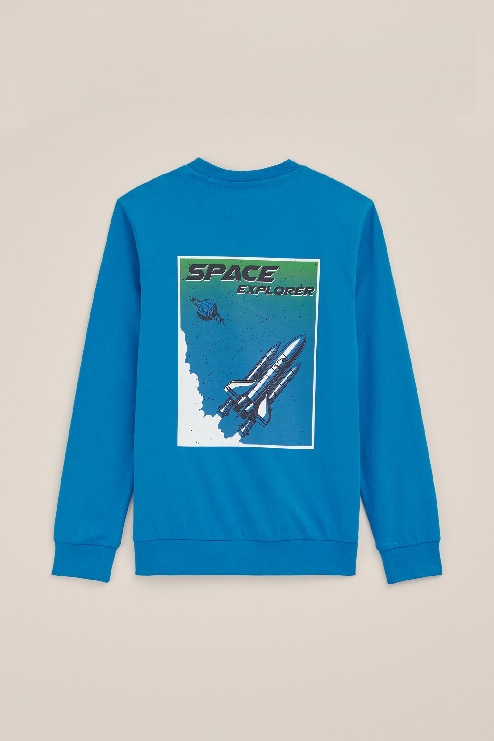 Jongens T-shirt met opdruk Blue Ridge Felblauw