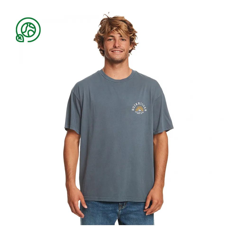 Quiksilver QS STATE OF MIND - Tee-shirt Homme dark slate