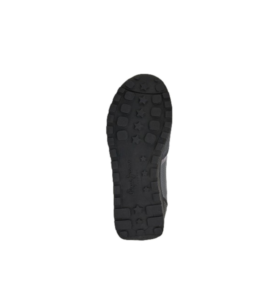 Tênis Pepe Jeans Dean Square de couro preto