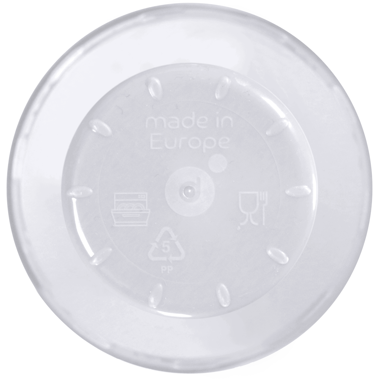 Depa, Beker, PP, reusable, automaatgeschikt, 180ml, 7.5oz, 96mm, wit
