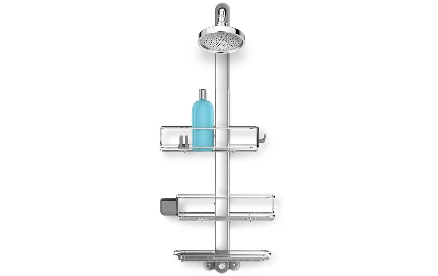 Duschmittelhalter Shower Caddy 70 - 100 cm, SilberUtensilienhalter für die Duschbrause