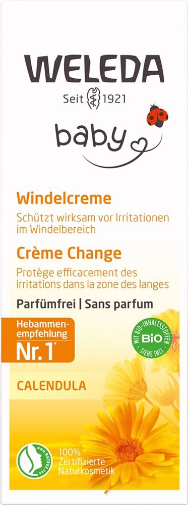 Weleda BABY Windelcreme Creme parfümfrei Calendula Tb 75 ml
