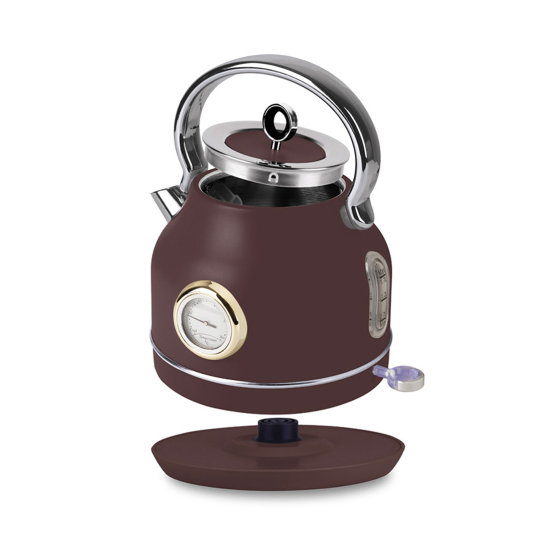 Berlinger Haus Wasserkocher 1.7 Liter matt bordeaux Leonardo Collection