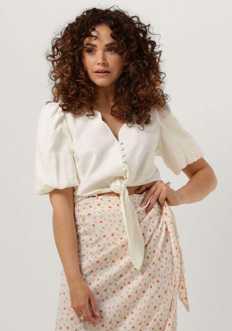 Y.A.S. witte y.a.s. blouse yashill 2/4 short shirt