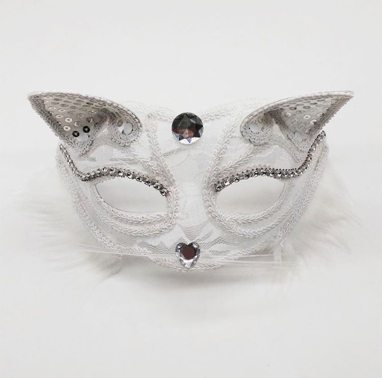LoliLoley - Halloween kanten kattenmasker