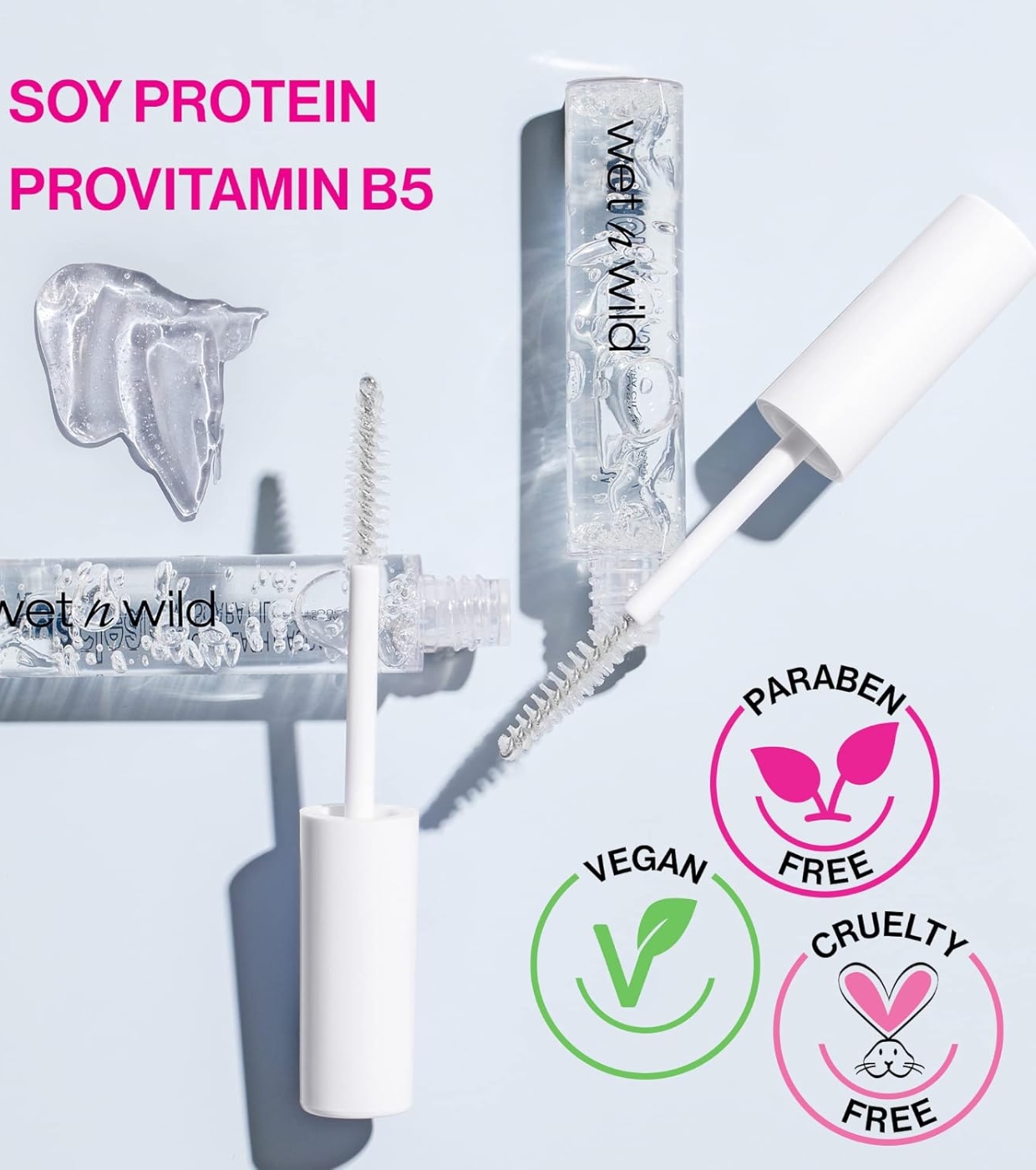 Wet n Wild - Gel para cílios e sobrancelhas MegaClear - Clear